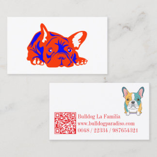 Cartão De Visita Bulldog Francês