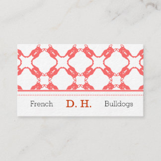 Cartão De Visita Bulldogs Franceses