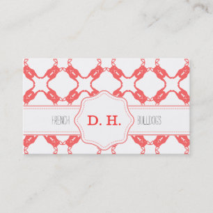 Cartão De Visita Bulldogs Franceses