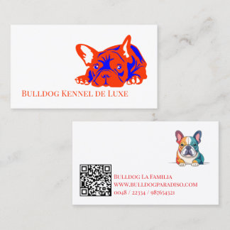 Cartão De Visita Bulldogue Francês 