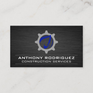 Cartão De Visita Bulldozer Veículo de construção Construtor