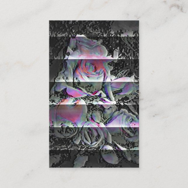 Cartão De Visita Buquê Techno (Frente)