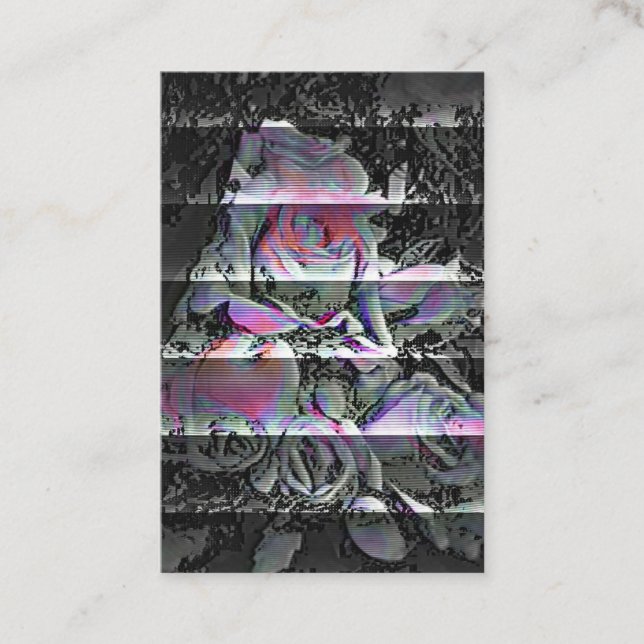 Cartão De Visita Buquê Techno (Frente)