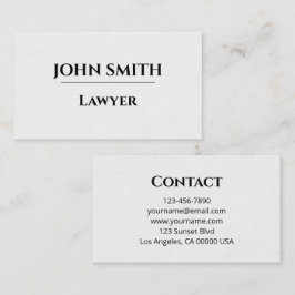 Cartão De Visita Business card