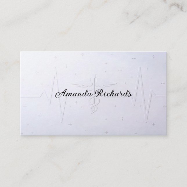 Cartão De Visita Business card for medical workers (Frente)