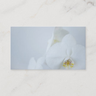 Cartão De Visita Business Card White Orchids
