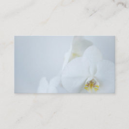 Cartão De Visita Business Card White Orchids