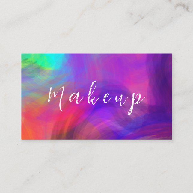 Cartão De Visita Business card with a bright background (Frente)