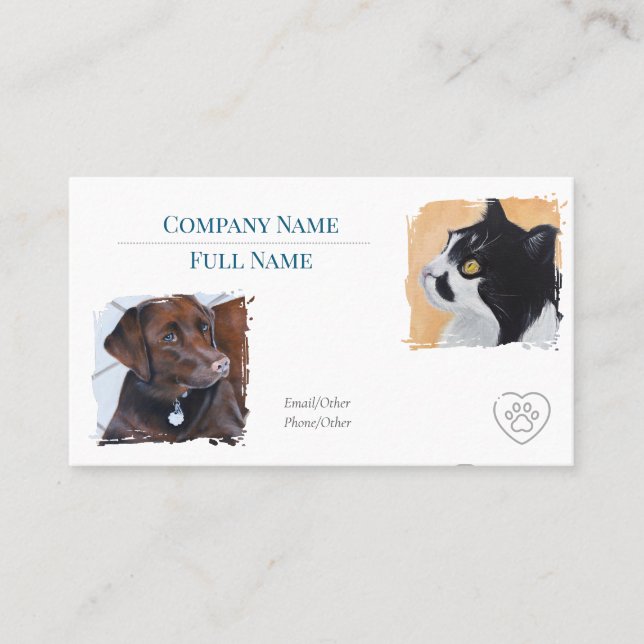 Cartão De Visita Business Card with appointment  (Frente)