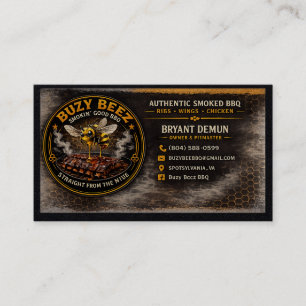Cartão De Visita Buzy Bee BBQ