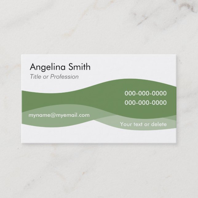 Cartão De Visita C3G - Plantilla Tarjeta de visita personalizada (Frente)