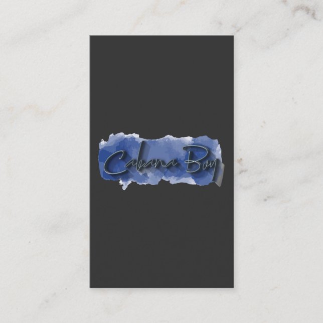 Cartão De Visita cabana boy T-Shirt (Frente)