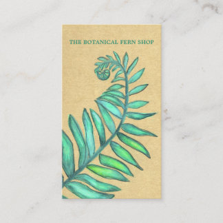 Cartão De Visita Cabeça Azul de Fern Pastel