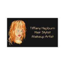 Cabeça vermelha elegante do Cosmetologist do