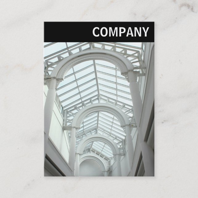 Cartão De Visita Cabeçalho V - Arcade/Alameda (Frente)