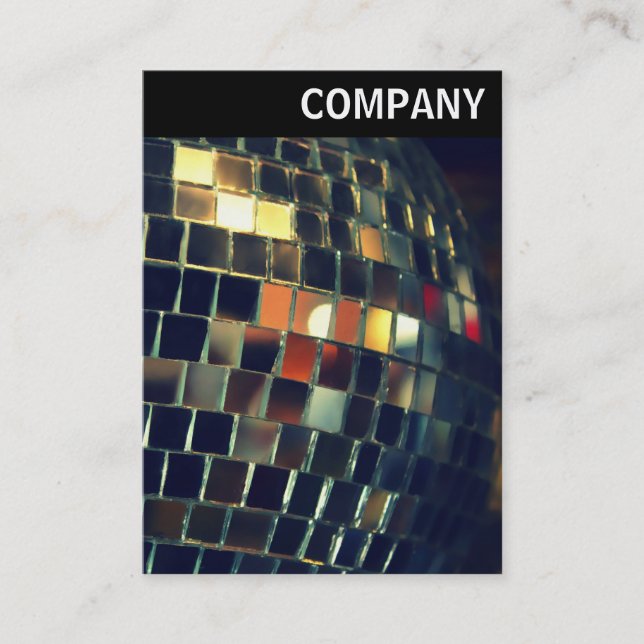 Cartão De Visita Cabeçalho V - Bola Espelho (Frente)