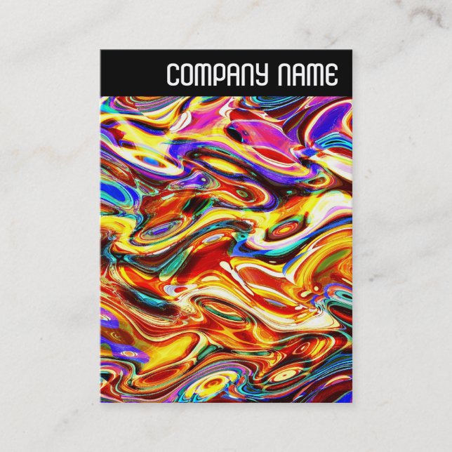 Cartão De Visita Cabeçalho V - Combinação de cores 01 (Frente)