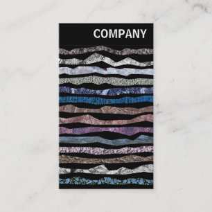 Cartão De Visita Cabeçalho V - faixas Minerais