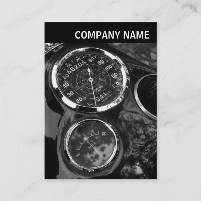 Cartão De Visita Cabeçalho V - Foto - Páginas Classic Motorcycle (Frente)