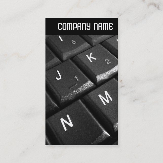 Cartão De Visita Cabeçalho V - Teclado Notebook 02 (Frente)