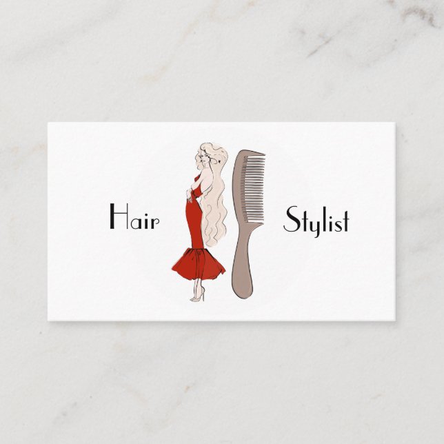 Cartão De Visita Cabeleireiro (Frente)
