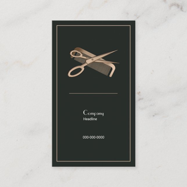 Cartão De Visita Cabeleireiro (Frente)