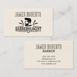 Cartão De Visita Cabeleireiro Barbeiro Profissional Barbearia