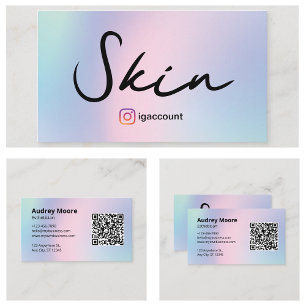 Cartão De Visita Cabeleireiro de Maquiagem para Salão Spa Esteticis
