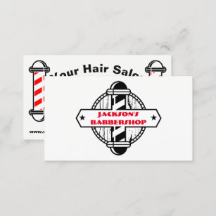 Cartão De Visita Cabeleireiro do Hairstylist   do barbeiro