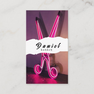 Cartão De Visita Cabeleireiros e Barbeiros - Saia com Estilo