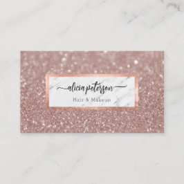 Cartão De Visita Cabelo Artista da Maquiagem da Maquiagem com Lâmpa