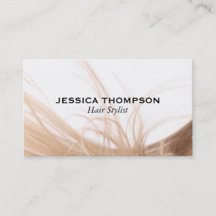 Cartão De Visita Cabelo Loira