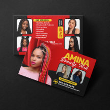 Cabelo Vermelho e Salão de Beleza Trançador Estili