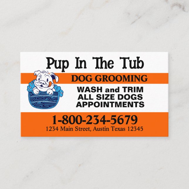 Cartão De Visita Cachorro (Frente)