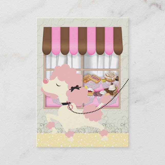 Cartão De Visita Cachorro Andando/Alinhando/Sentando ... SRF (Frente)