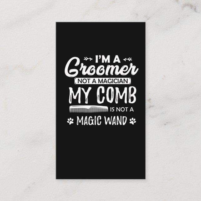 Cartão De Visita Cachorro Engraçado Cachorro Cachorro Humoroso (Frente)