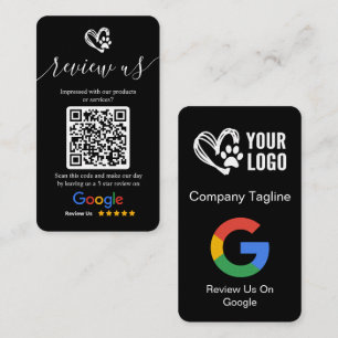 Cartão De Visita Cachorro Fazendo o Google Rever Solicitação Logoti
