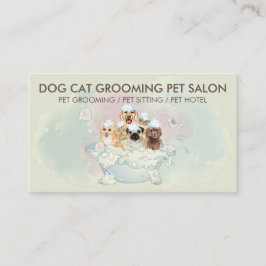 Cartão De Visita Cachorro Gato Shampoo Suave Tosa