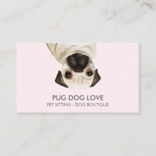 Cartão De Visita Cachorro Pug