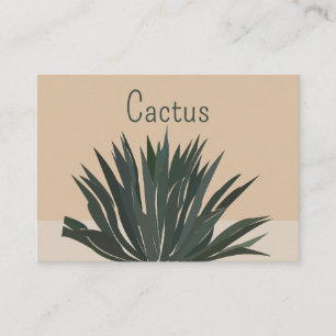 Cartão De Visita Cacto Cactos Suculenta
