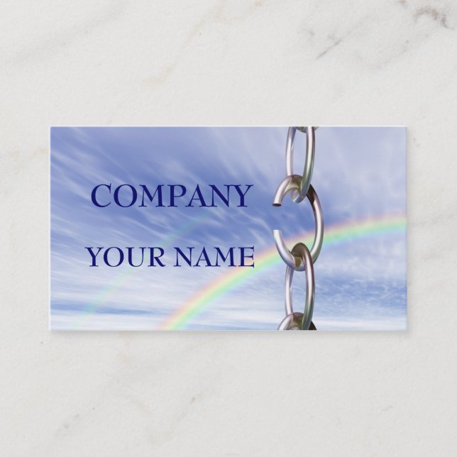 Cartão De Visita Cadeia quebrada (Frente)