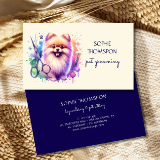 Cartão De Visita Cães e animais de estimação