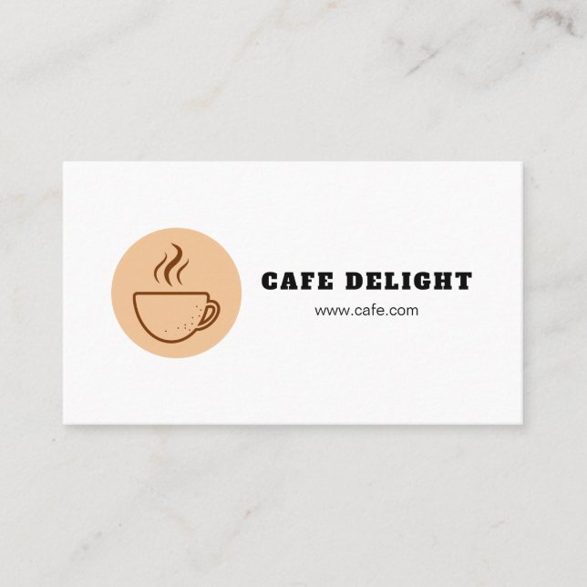 Cartão De Visita Café (Frente)