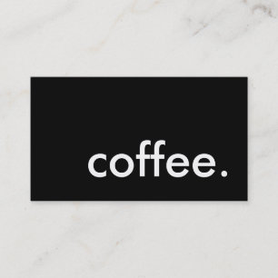 Cartão De Visita café.
