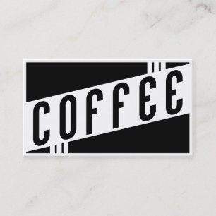 Cartão De Visita café retrô