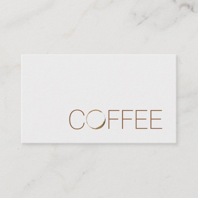 Cartão De Visita Cafetaria (Frente)