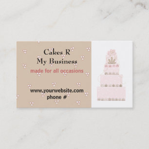 Cartão De Visita Cakes R My Business Design