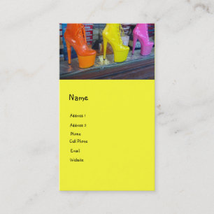 Cartão De Visita Calçados Funky