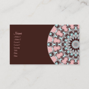 Cartão De Visita Caleidoscópio do doce