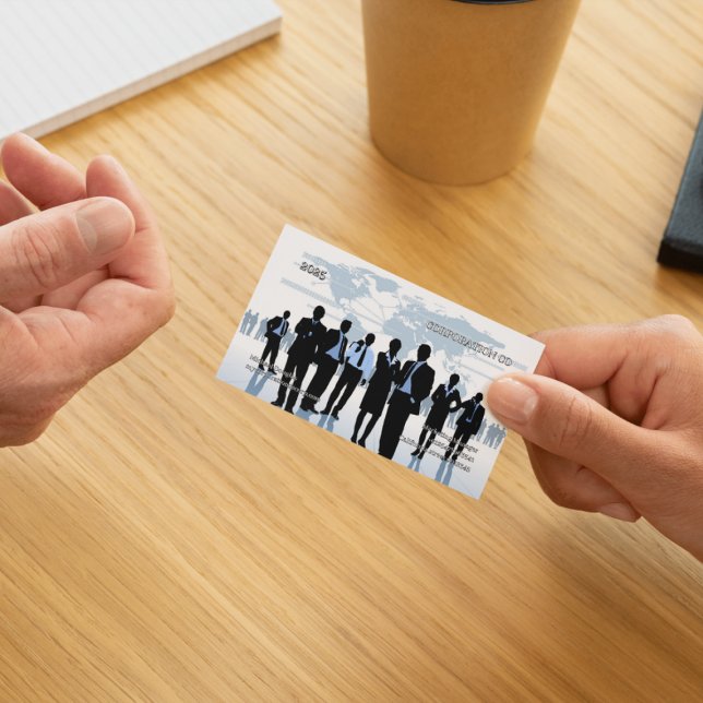 Cartão De Visita Calendário de Bolso Moderno Escuro 2025 (Criador carregado)